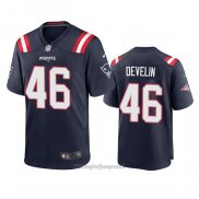 Maglia NFL Game New England Patriots James Develin 2020 Blu