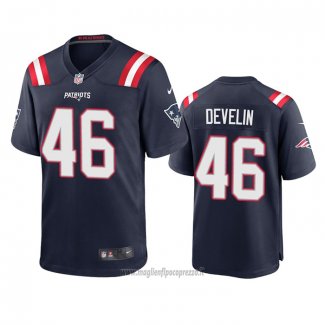 Maglia NFL Game New England Patriots James Develin 2020 Blu