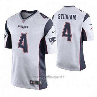 Maglia NFL Game New England Patriots Jarrett Stidham Bianco