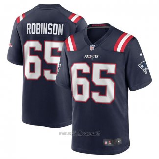 Maglia NFL Game New England Patriots Tyrese Robinson Blu