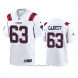 Maglia NFL Game New England Patriots Yodny Cajuste 2020 Bianco