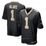 Maglia NFL Game New Orleans Saints 2022 NFL Draft First Nero