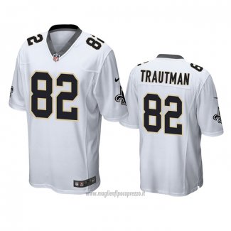 Maglia NFL Game New Orleans Saints Adam Trautman Bianco