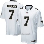 Maglia NFL Game New Orleans Saints Andersen Bianco