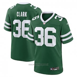 Maglia NFL Game New York Jets Chuck Clark Verde1