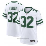 Maglia NFL Game New York Jets Michael Carter Bianco