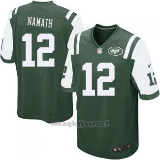 Maglia NFL Game New York Jets Namath Verde