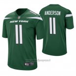 Maglia NFL Game New York Jets Robby Anderson Verde 60 Anniversario