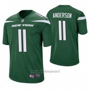 Maglia NFL Game New York Jets Robby Anderson Verde 60 Anniversario