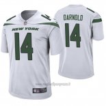 Maglia NFL Game New York Jets Sam Darnold Bianco 60 Anniversario
