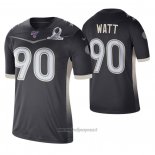 Maglia NFL Game Pittsburgh Steelers T.j. Watt Anthracite 2020 AFC Pro Bowl Nero