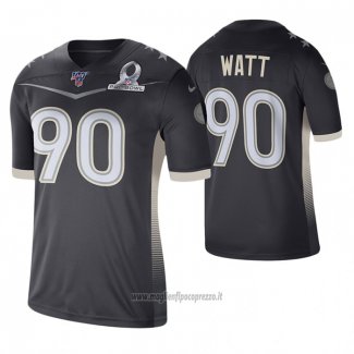 Maglia NFL Game Pittsburgh Steelers T.j. Watt Anthracite 2020 AFC Pro Bowl Nero