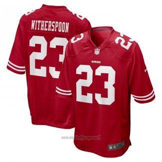 Maglia NFL Game San Francisco 49ers Ahkello Witherspoon Rosso