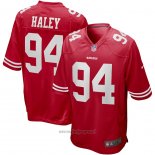 Maglia NFL Game San Francisco 49ers Charles Haley Retired Rosso