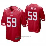 Maglia NFL Game San Francisco 49ers David Mayo Rosso