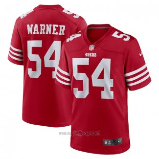 Maglia NFL Game San Francisco 49ers Fred Warner Rosso2