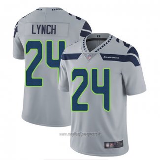 Maglia NFL Game Seattle Seahawks 24 Marshawn Lynch Grigio