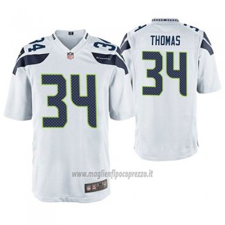 Maglia NFL Game Seattle Seahawks Simeon Thomas Bianco