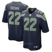 Maglia NFL Game Seattle Seahawks Tre Brown Blu