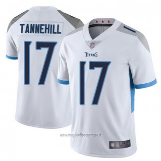 Maglia NFL Game Tennessee Titans 17 Ryan Tannehil Bianco