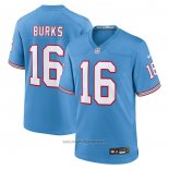 Maglia NFL Game Tennessee Titans Treylon Burks Throwback Alternato Blu