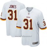Maglia NFL Game Washington Commanders Jones Bianco