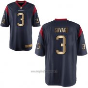 Maglia NFL Gold Game Houston Texans Savages Profundo Blu