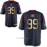 Maglia NFL Gold Game Houston Texans Watt Profundo Blu