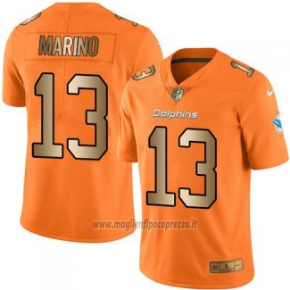 Maglia NFL Gold Legend Miami Dolphins Marino Arancione