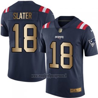 Maglia NFL Gold Legend New England Patriots Slater Profundo Blu