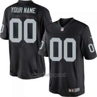 Maglia NFL Las Vegas Raiders Personalizzate Nero