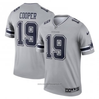 Maglia NFL Legend Dallas Cowboys 19 Amari Cooper Inverted Grigio