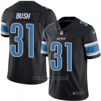 Maglia NFL Legend Detroit Lions Bush Nero