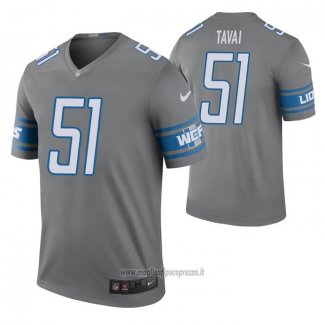 Maglia NFL Legend Detroit Lions Jahlani Tavai Color Rush Grigio