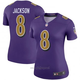 Maglia NFL Legend Donna Baltimore Ravens Lamar Jackson Viola