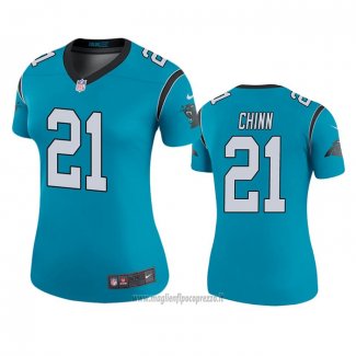Maglia NFL Legend Donna Carolina Panthers Jeremy Chinn Blu
