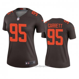 Maglia NFL Legend Donna Cleveland Browns Myles Garrett Alternato 2020 Marrone
