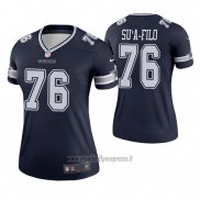 Maglia NFL Legend Donna Dallas Cowboys 76 Xavier Su'a Filo Blu
