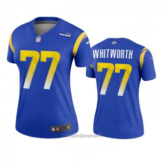 Maglia NFL Legend Donna Los Angeles Rams Andrew Whitworth Blu