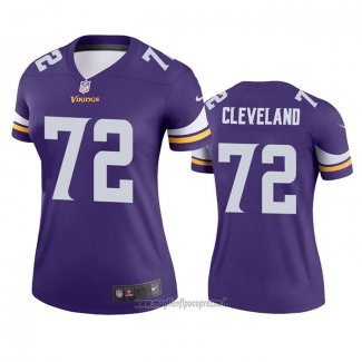 Maglia NFL Legend Donna Minnesota Vikings Ezra Cleveland Viola