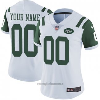 Maglia NFL Legend Donna New York Jets Personalizzate Bianco