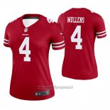 Maglia NFL Legend Donna San Francisco 49ers 4 Nick Mullens Rosso