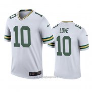 Maglia NFL Legend Green Bay Packers Jordan Love Bianco Color Rush