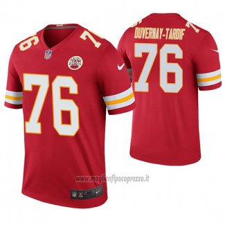 Maglia NFL Legend Kansas City Chiefs Laurent Duvernay Tardif Rosso Color Rush