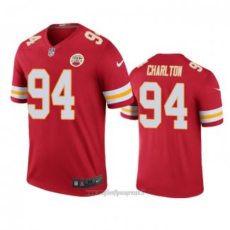 Maglia NFL Legend Kansas City Chiefs Taco Charlton Rosso Color Rush