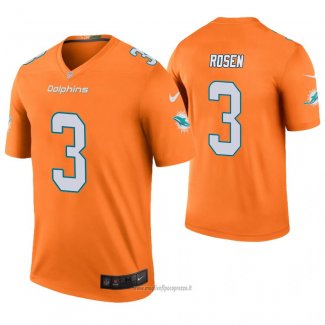 Maglia NFL Legend Miami Dolphins Josh Rosen Color Rush Arancione