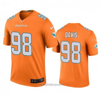 Maglia NFL Legend Miami Dolphins Raekwon Davis Arancione Color Rush