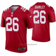 Maglia NFL Legend New York Giants 26 Saquon Barkley Inverted Rosso
