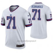 Maglia NFL Legend New York Giants Will Hernandez Bianco Color Rush