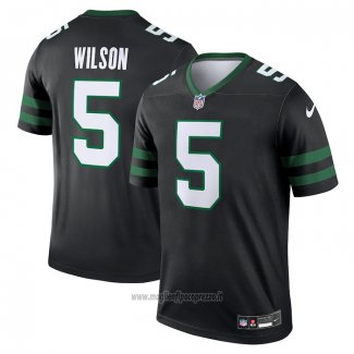 Maglia NFL Legend New York Jets Garrett Wilson Alternato Nero